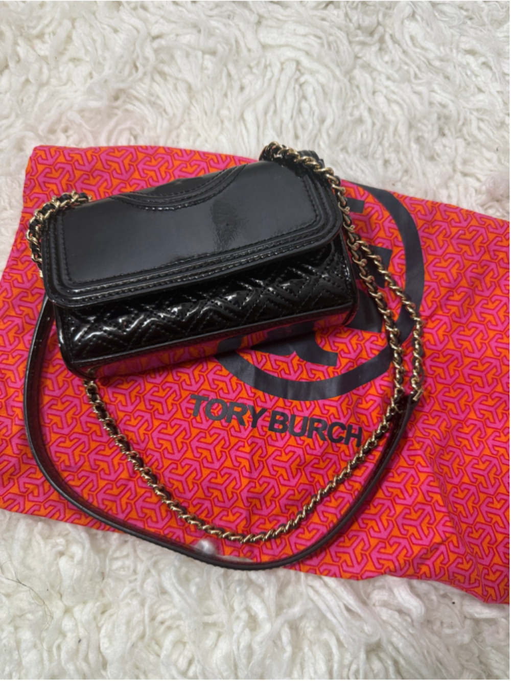 Tory Burch small quilted leather crossbody bag